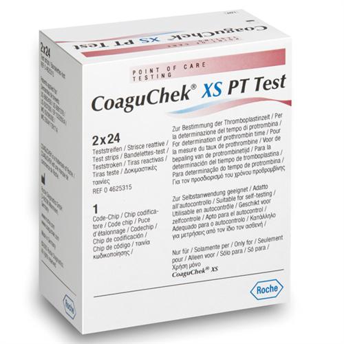 Coagucheck XS strips - 2 x 24stuks